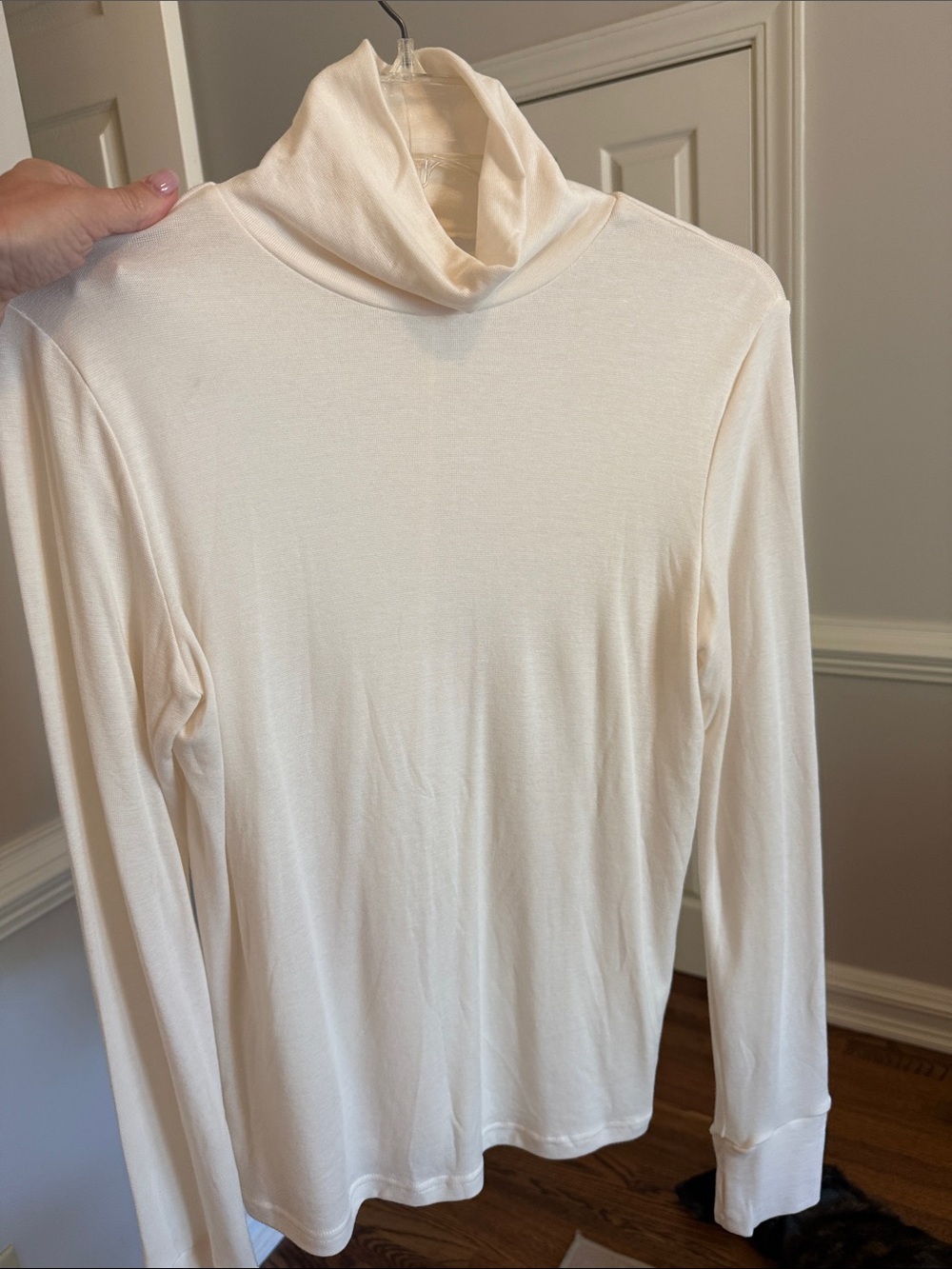 OGL Cream Women's Turtleneck Sweater